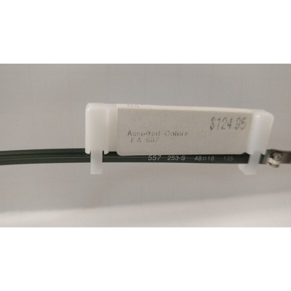 New Authentic Emporio Armani 557 253-S ~48*18*~ Designer Green Fade Eyeglasses - Picture 5 of 6